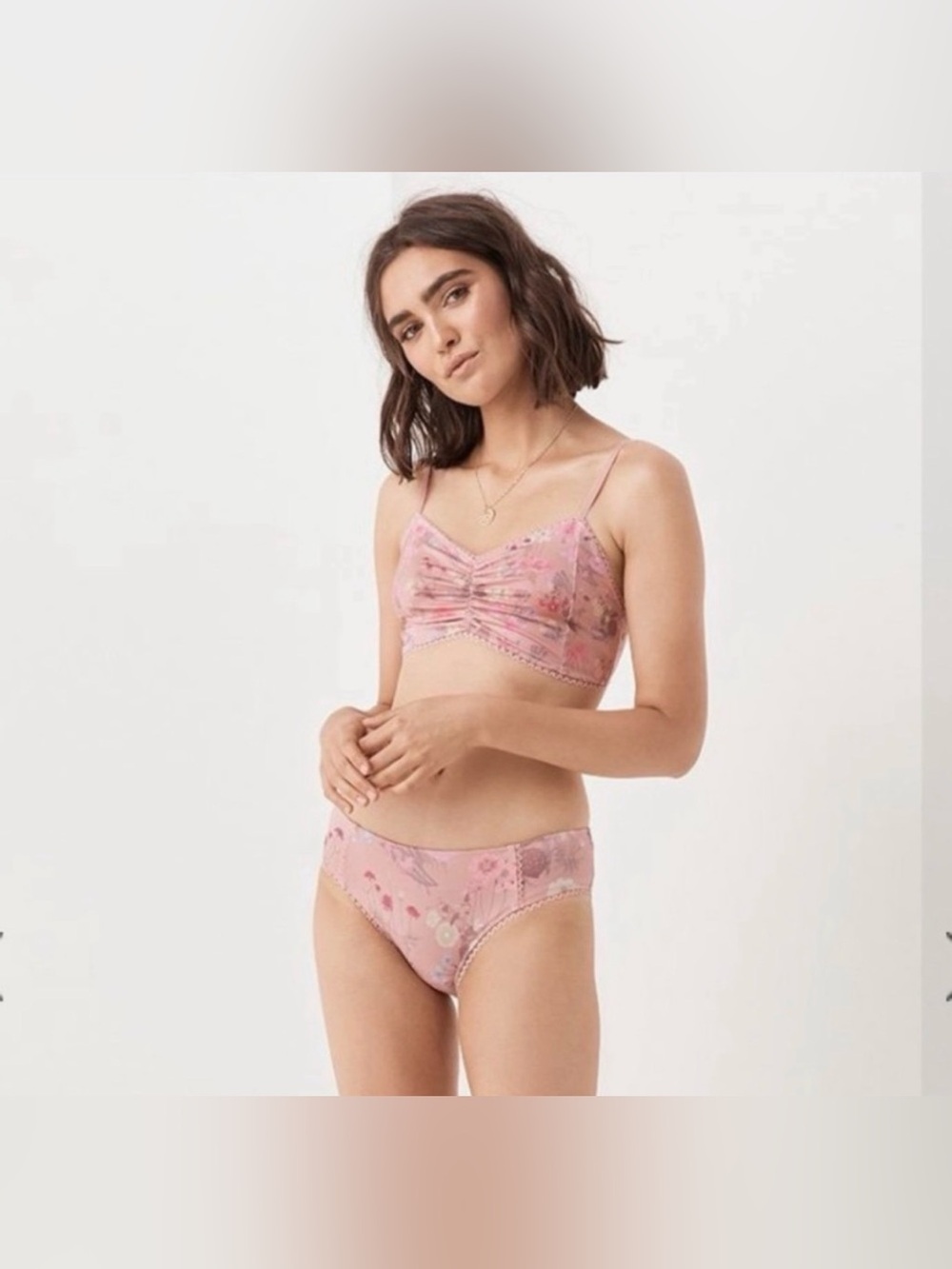Spell & The Gypsy Wild Bloom Bralette in Blush XS